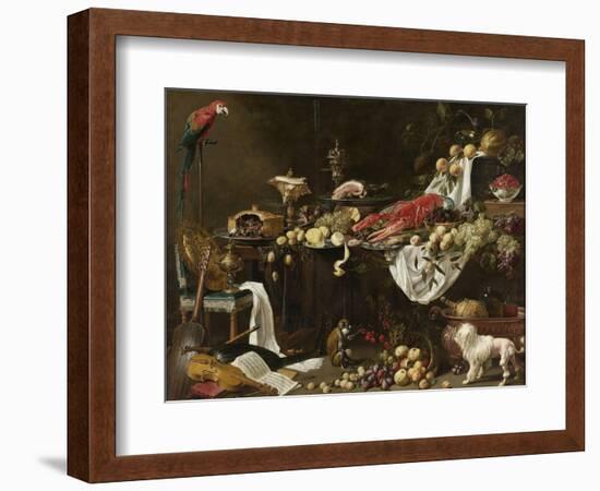 Banquet Still Life, 1644-Adriaen van Utrecht-Framed Giclee Print