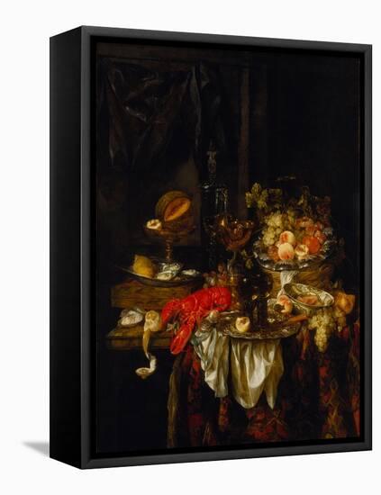 Banquet Still Life, 1667-Abraham Hendricksz van Beijeren-Framed Stretched Canvas