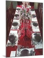 Banquet Table Settings-null-Mounted Art Print