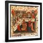 Banquet to Celebrate Kublai Khan's Birthday, Miniature from Livre Des Merveilles Du Monde-null-Framed Giclee Print