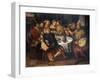 Banquet with Friends-Frans Pourbus II-Framed Giclee Print