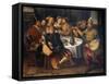 Banquet with Friends-Frans Pourbus II-Framed Stretched Canvas