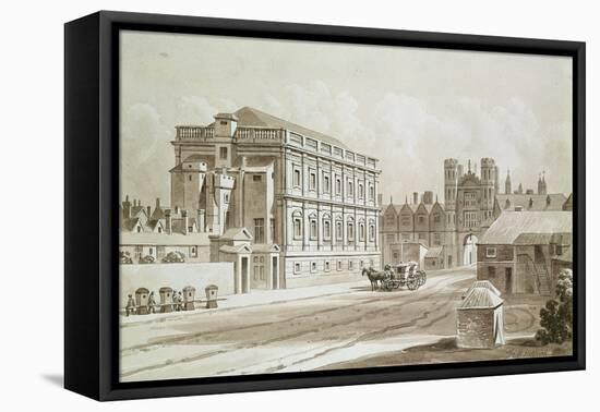 Banqueting House and King's Gate, 1827-Thomas Hosmer Shepherd-Framed Stretched Canvas