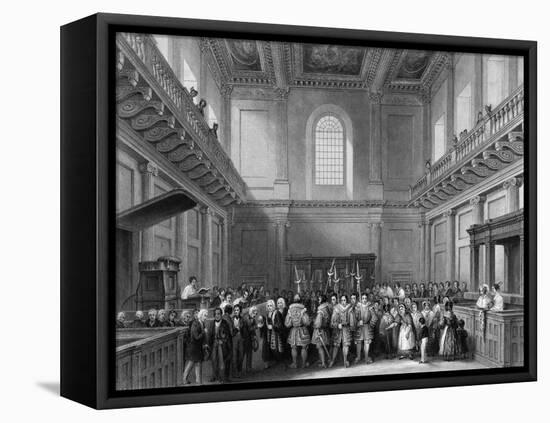 Banqueting House-Thomas H Shepherd-Framed Stretched Canvas