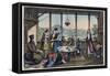 Banqueting Scene in Greece in 19Th Century-Stefano Bianchetti-Framed Stretched Canvas