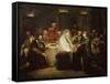 Banquo's Ghost from Macbeth, by William Shakespeare-Theodore Chasseriau-Framed Stretched Canvas