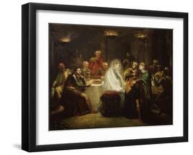 Banquo's Ghost from Macbeth, by William Shakespeare-Theodore Chasseriau-Framed Giclee Print