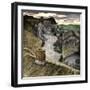 Banshee Wailing to Foretell Death in an Irish Village-null-Framed Giclee Print