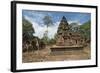 Banteay Srei Hindu Temple, Nr Angkor, Siem Reap, Cambodia-Robert Harding-Framed Photographic Print