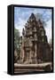 Banteay Srei Hindu Temple, Nr Angkor, Siem Reap, Cambodia-Robert Harding-Framed Stretched Canvas