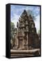 Banteay Srei Hindu Temple, Nr Angkor, Siem Reap, Cambodia-Robert Harding-Framed Stretched Canvas