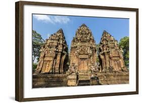 Banteay Srei Temple in Angkor-Michael Nolan-Framed Photographic Print
