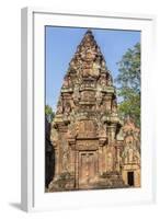 Banteay Srei Temple in Angkor-Michael Nolan-Framed Photographic Print