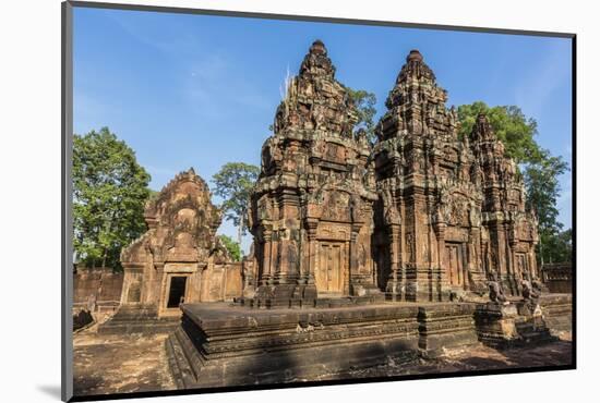 Banteay Srei Temple in Angkor-Michael Nolan-Mounted Photographic Print