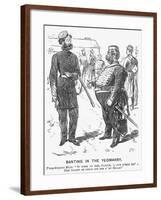 Banting in the Yeomanry, 1865-Charles Samuel Keene-Framed Giclee Print