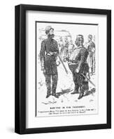 Banting in the Yeomanry, 1865-Charles Samuel Keene-Framed Giclee Print