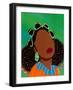 Bantu Knots-Lorintheory-Framed Art Print