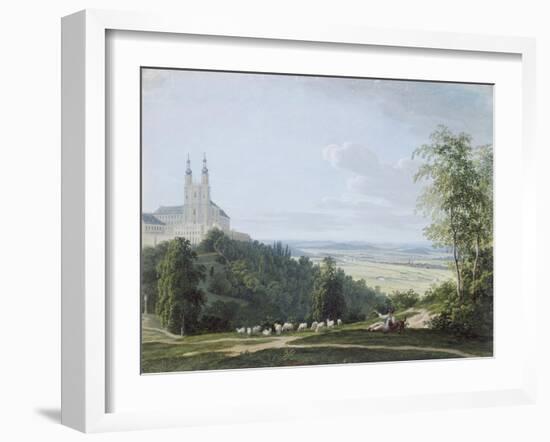 Banz Abbey from the South Side-Ludwig Neureuther-Framed Giclee Print