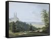 Banz Abbey from the South Side-Ludwig Neureuther-Framed Stretched Canvas