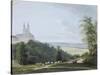 Banz Abbey from the South Side-Ludwig Neureuther-Stretched Canvas