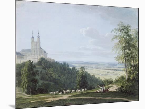 Banz Abbey from the South Side-Ludwig Neureuther-Mounted Giclee Print