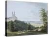 Banz Abbey from the South Side-Ludwig Neureuther-Stretched Canvas