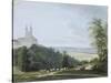 Banz Abbey from the South Side-Ludwig Neureuther-Stretched Canvas