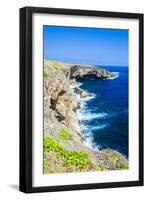 Banzai Cliffs on Saipan, Northern Marianas, Central Pacific, Pacific-Michael Runkel-Framed Photographic Print