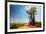 Baobab Trees along the Unpaved Red Road at Sunny Hot Day. Madagascar-Dudarev Mikhail-Framed Photographic Print