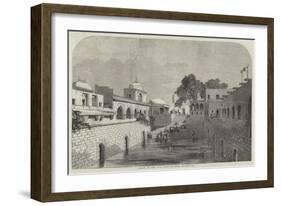 Baolee, or Open Bath, Near Old Delhi-null-Framed Giclee Print