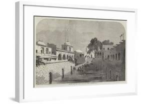 Baolee, or Open Bath, Near Old Delhi-null-Framed Giclee Print