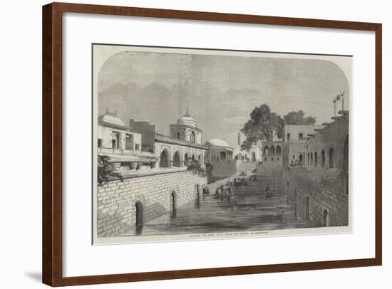 Baolee, or Open Bath, Near Old Delhi-null-Framed Giclee Print