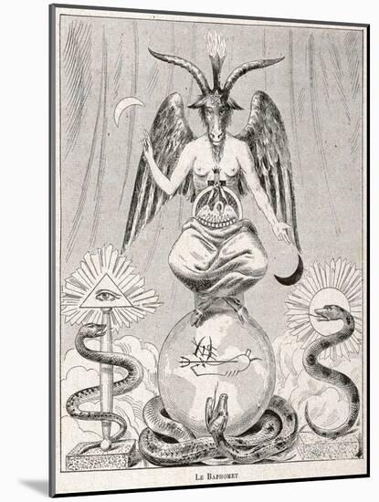 Baphomet-null-Mounted Photographic Print