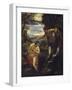 Bapteme Du Christ - the Baptism of Christ - Tintoretto, Domenico (1560-1635) - Ca 1585 - Oil on Can-Domenico Robusti Tintoretto-Framed Giclee Print