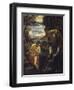 Bapteme Du Christ - the Baptism of Christ - Tintoretto, Domenico (1560-1635) - Ca 1585 - Oil on Can-Domenico Robusti Tintoretto-Framed Giclee Print