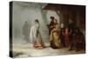 Baptism, 1864-Albert Anker-Stretched Canvas
