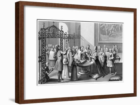 Baptism According to the Church of Rome-Andrew Thomas-Framed Giclee Print