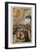 Baptism and Coronation of Clovis I at Reims, 496-null-Framed Giclee Print