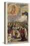 Baptism and Coronation of Clovis I at Reims, 496-null-Stretched Canvas