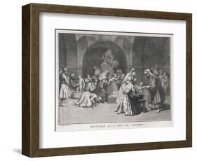 Baptism by Fire Practised by the Parsees of Bombay State India Followers of Zoroaster-Bernard Picart-Framed Art Print