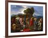 Baptism, Christ Baptized by Saint John-Nicolas Poussin-Framed Giclee Print