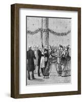 Baptism of Baby Mason-Leo Taxil-Framed Art Print