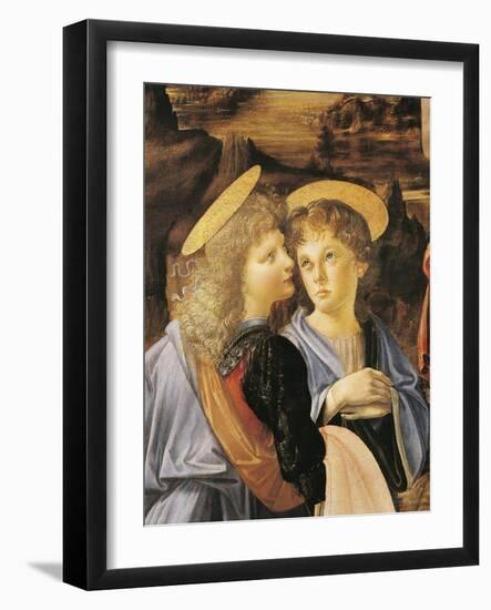 Baptism of Christ, 1475-1478-Andrea del Verrocchio-Framed Giclee Print