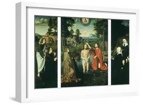 Baptism of Christ, 1505-Gerard David-Framed Giclee Print