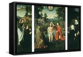 Baptism of Christ, 1505-Gerard David-Framed Stretched Canvas