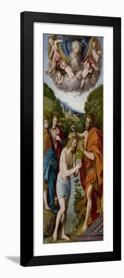 Baptism of Christ, 1540-Gaudenzio Ferrari-Framed Premium Giclee Print