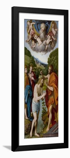 Baptism of Christ, 1540-Gaudenzio Ferrari-Framed Giclee Print