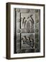 Baptism of Christ and Ride of Magi with Original Sin, Bronze Panels from St Ranieri's Door, Ca 1180-Bonanno Pisano-Framed Giclee Print