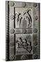 Baptism of Christ and Ride of Magi with Original Sin, Bronze Panels from St Ranieri's Door, Ca 1180-Bonanno Pisano-Mounted Giclee Print