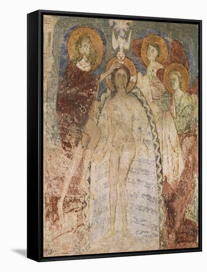 Baptism of Christ, Angels and Saints, Hocheppan Chapel, Eppan Der Weinstrasse, Trentino- Alto Adige-null-Framed Stretched Canvas